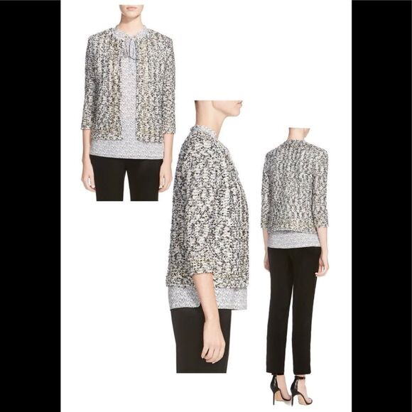 St.john COLLECTION Amour Embellished Tweed Jacket - Picture 3 of 15